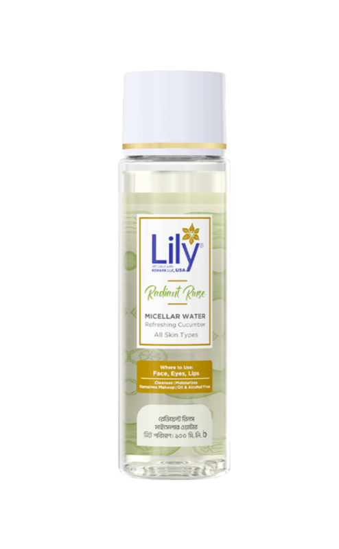 Lily Radiant Rinse Micellar Water 100ml - Image 1