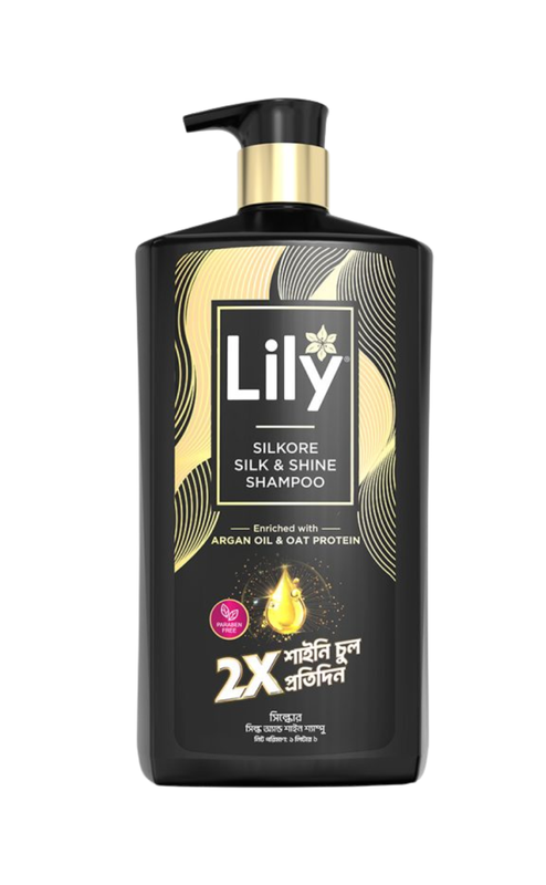Lily Silkore Silk & Shine Shampoo 1000ml - Image 1
