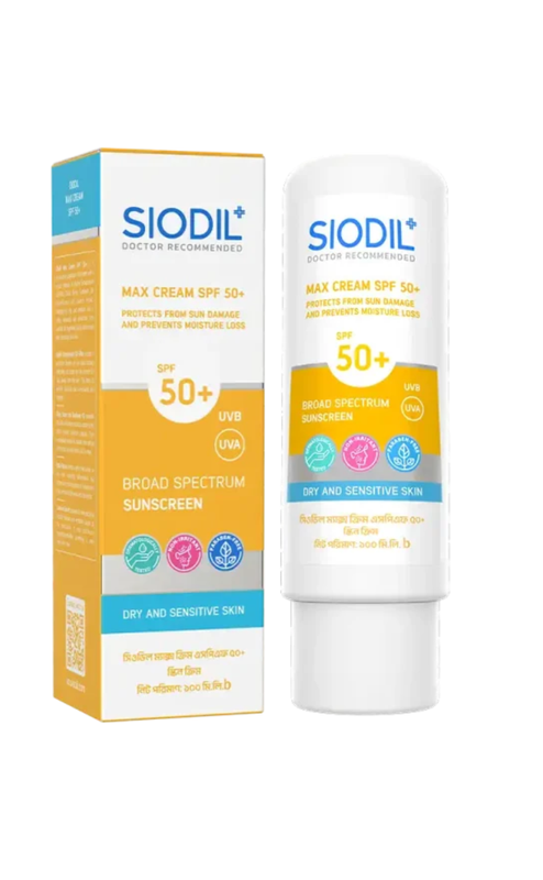 SIODIL for Max Cream SPF 50+ 100ml - Image 1