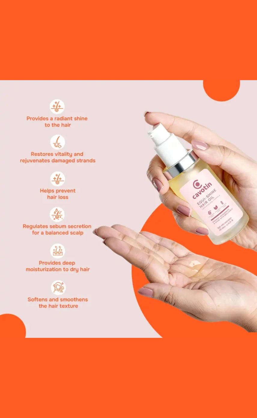 Cavotin Equi-Shine Hair Oil 50ml - Image 3