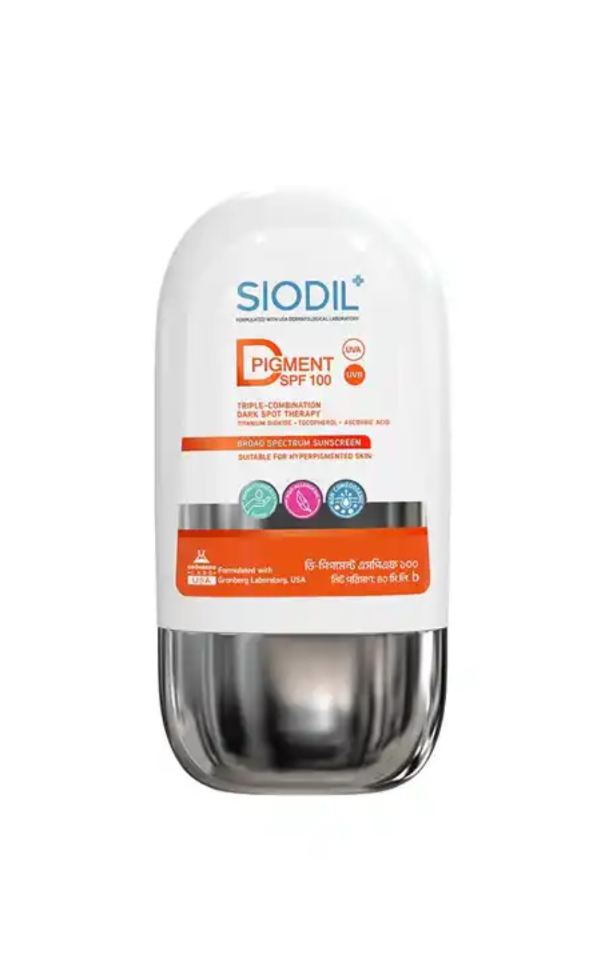 SIODIL D Pigment SPF 100 Sunscreen Triple Combination 40ml - Image 1
