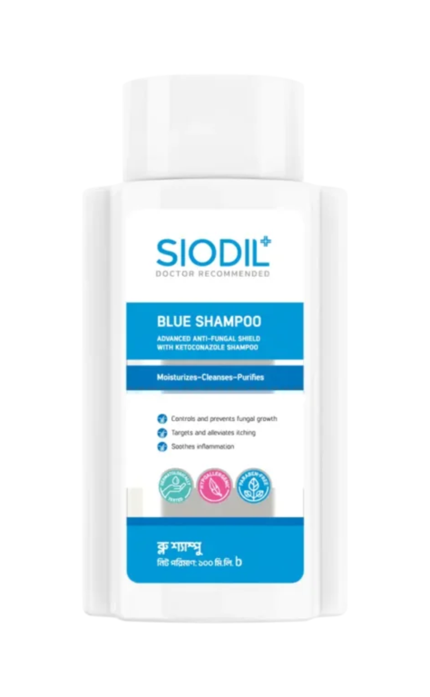 SIODIL Blue Shampoo 100 ml - Image 1