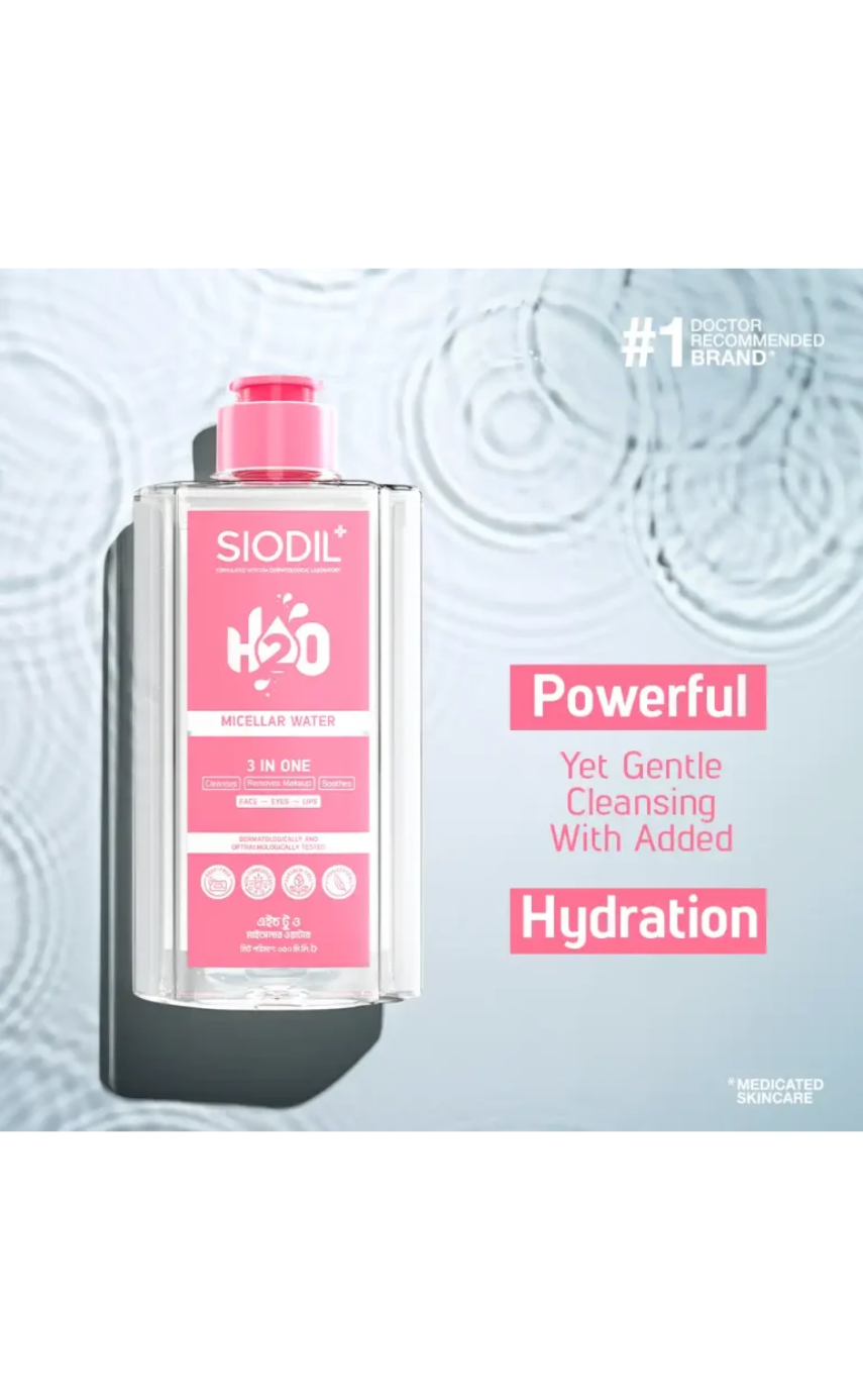 SIODIL H2O Micellar Water 150gm - Image 2