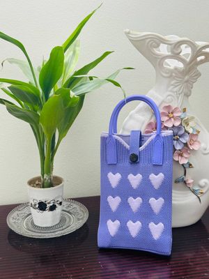 Korean Knit Mobile Bag ( Handle+Strap )_img_2