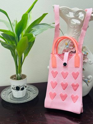 Korean Knit Mobile Bag ( Handle+Strap )_img_8