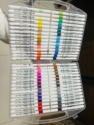 60 Acrylic Brush Pen + One Book (Combo)_img_4