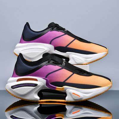 jogging shoes/long run shoes (orange black)_img_0