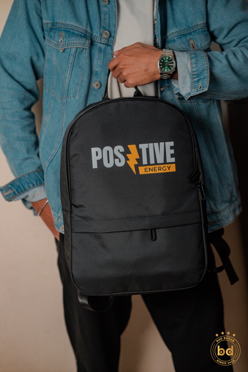 Positive Energy Backpack – Bold Graphic with a Motivational Message_img_1