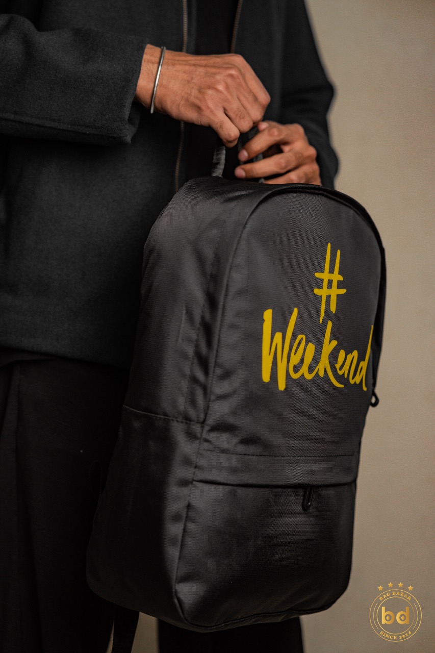 Weekend (Yellow) Backpack – Show Your Weekend Spirit_img_0