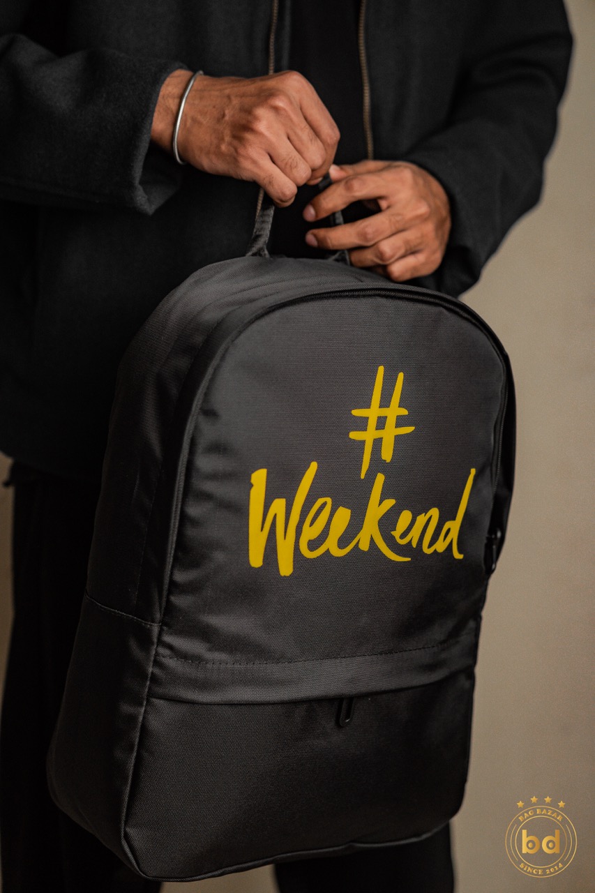 Weekend (Yellow) Backpack – Show Your Weekend Spirit_img_1