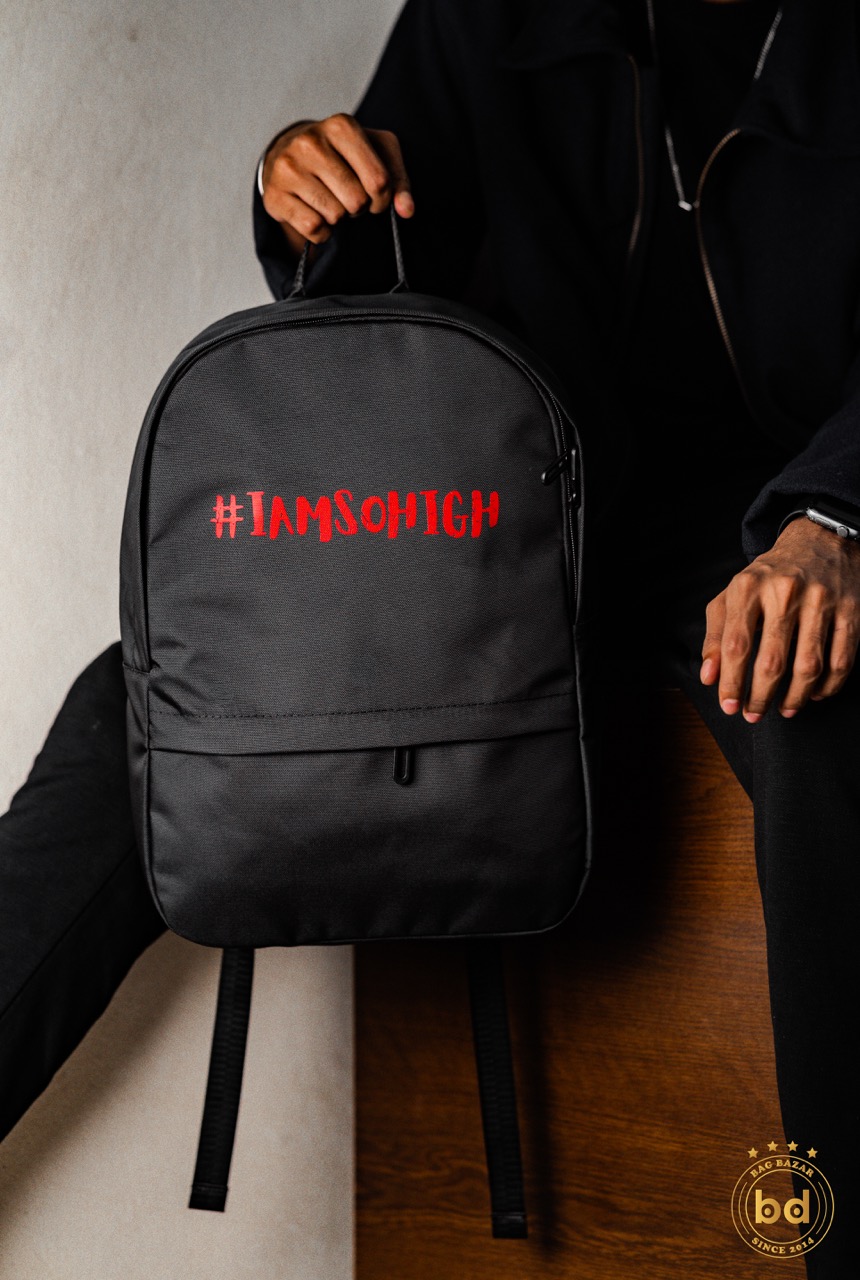 iamsohigh (Red) Backpack – Perfect for embracing bold fashion_img_0