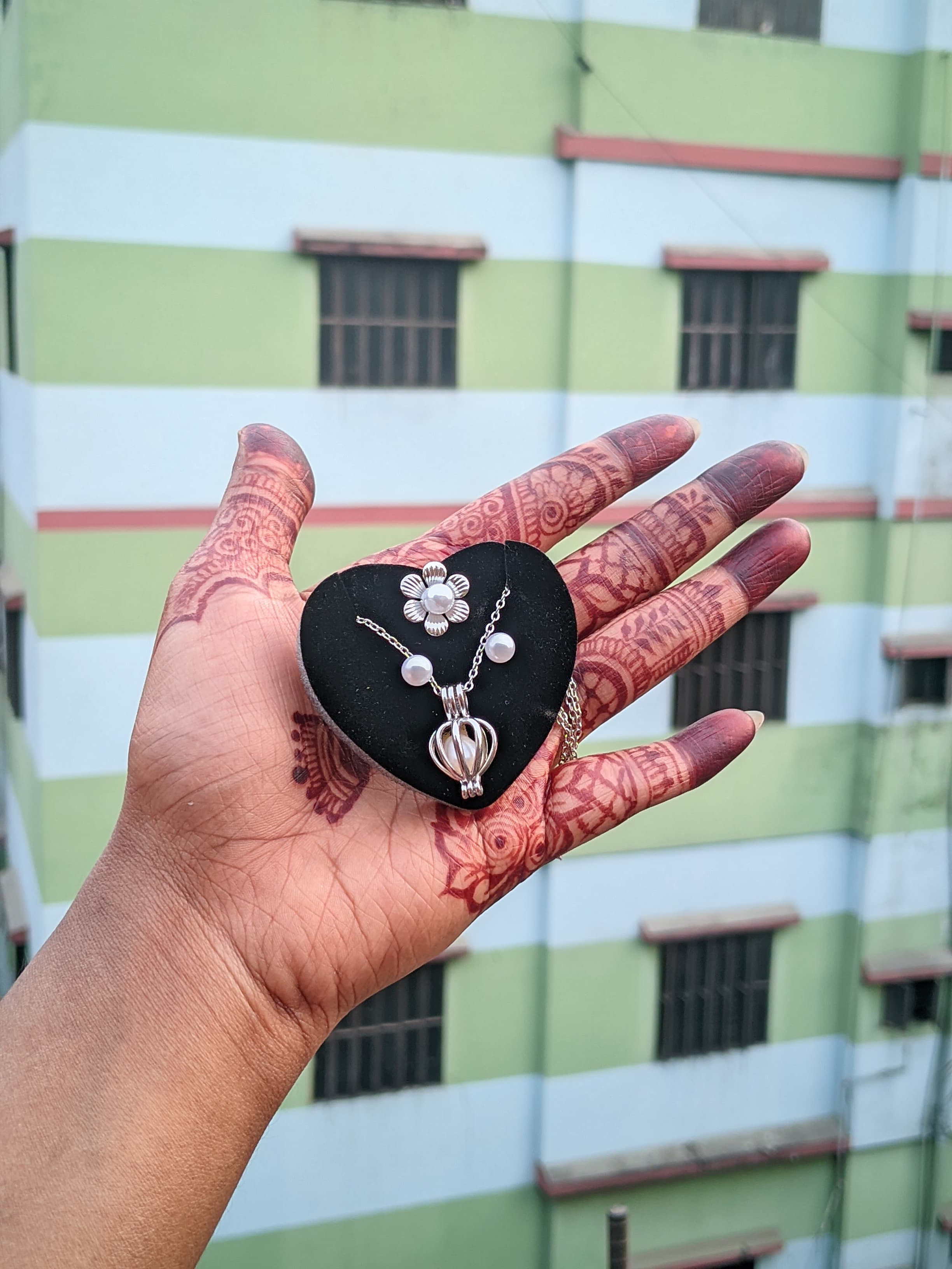 নেকলেস + কানের দুল + রিং সেট_img_5