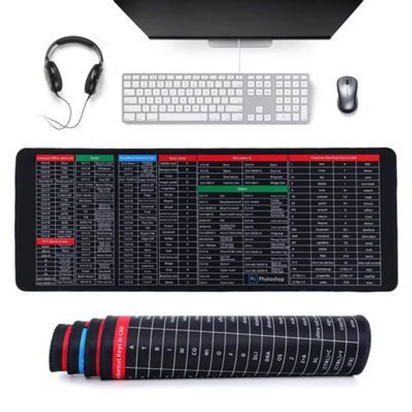 Shortcut Key Mouse Pad ( Big Size)đ Extra Large Size â 35 inches āϞāĻŽā§āĻŦāĻž, 16 inches āĻāĻāĻĄāĻŧāĻž