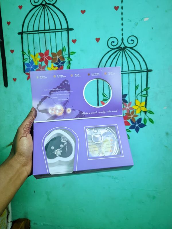 নেকলেস + কানের দুল + রিং সেট