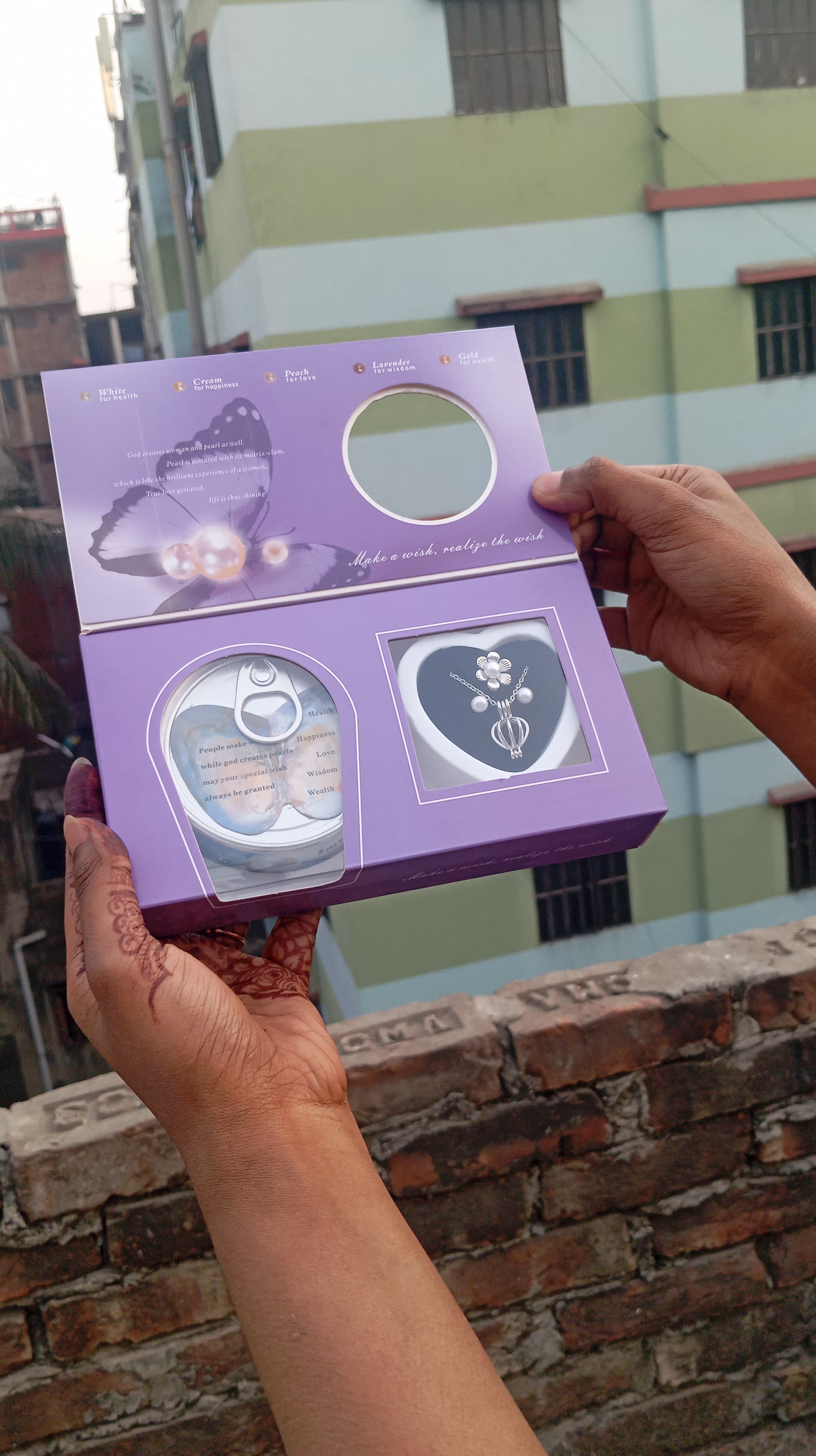 নেকলেস + কানের দুল + রিং সেট_img_2