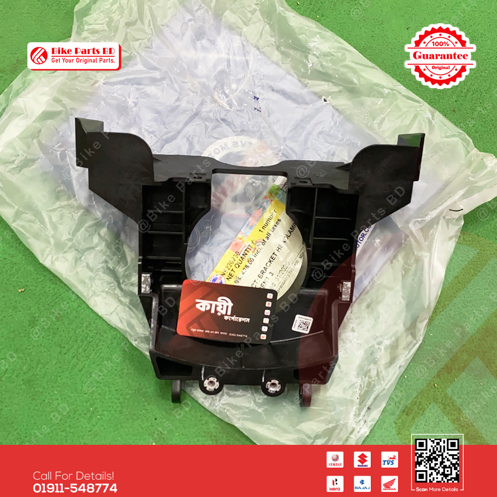 Headlight Clam (Plastic)-N9220230 for TVS RTR 2V (150 & 160) bike.