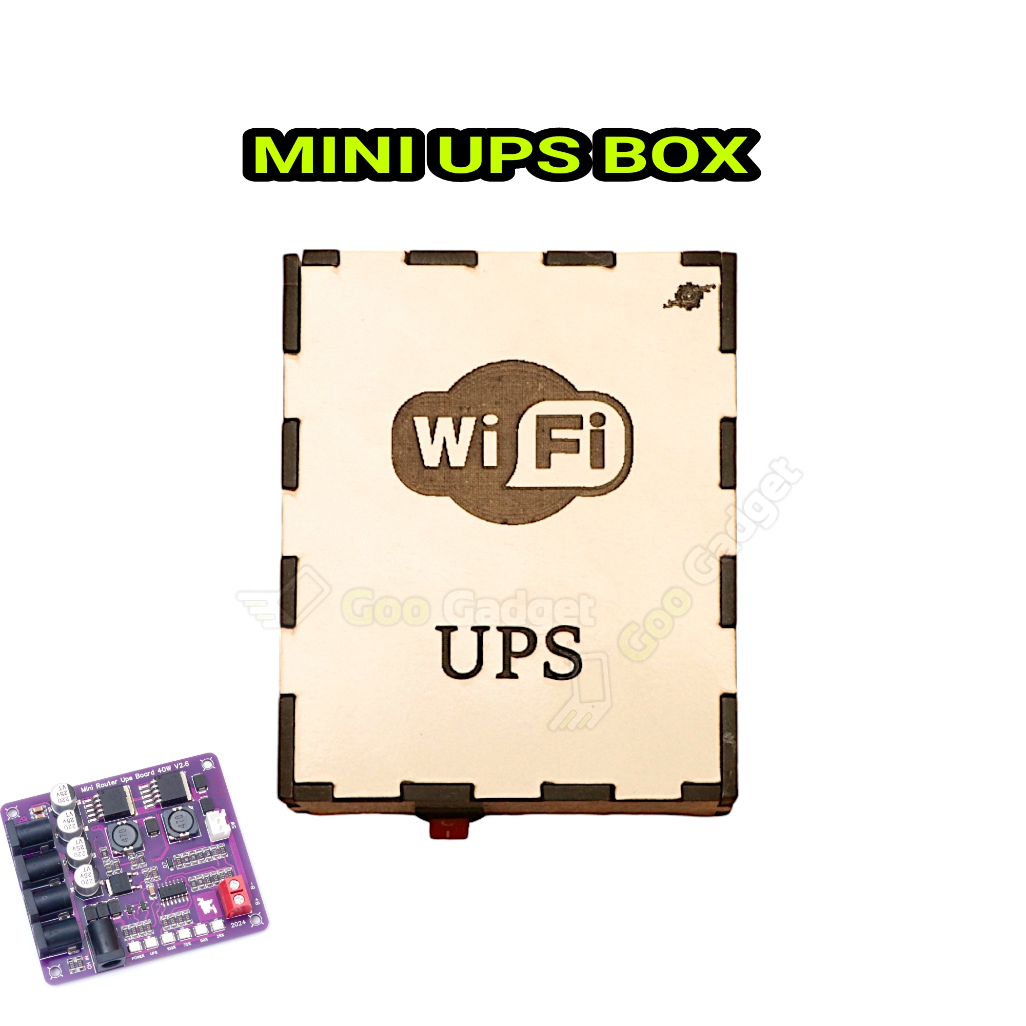 2.6V MINI UPS BOX for Router | 40W V2.6 Battery Charger Board_img_1