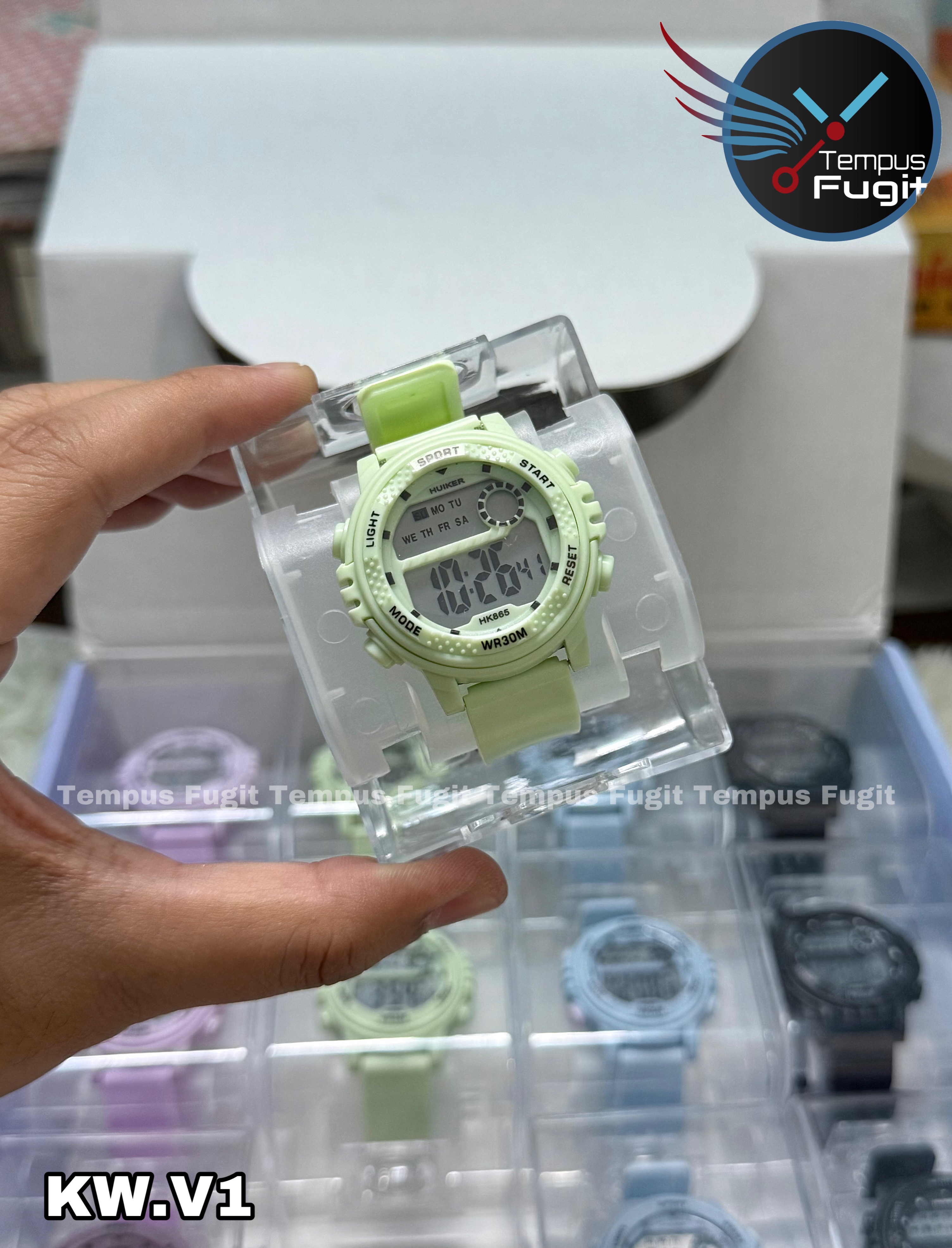 KW.V1 Kids Watch from Huiker- Green_img_0