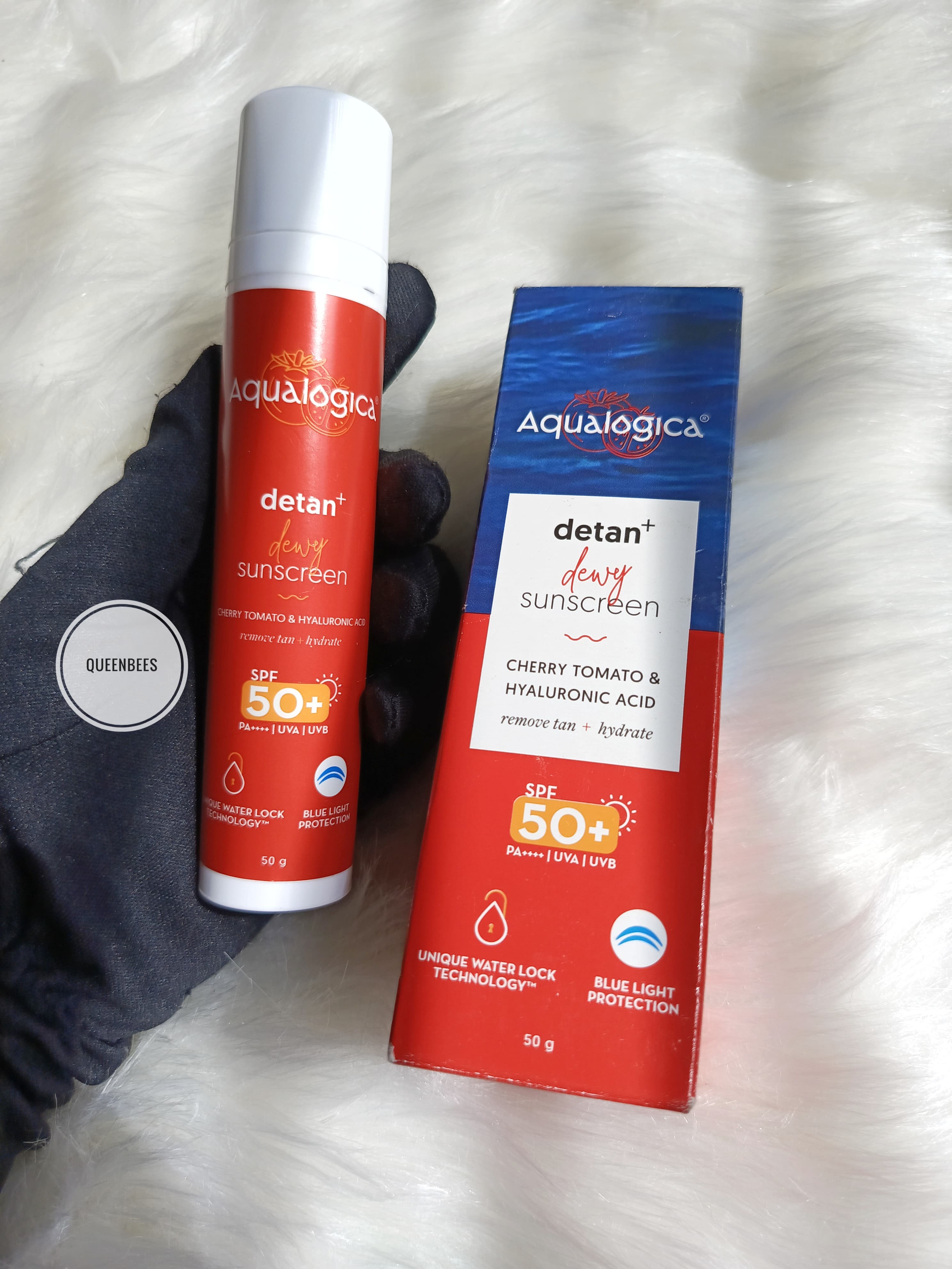 Aqualogia Detan Dewy Sunscreen With Tomato & Hyaluronic Acid 50 ml