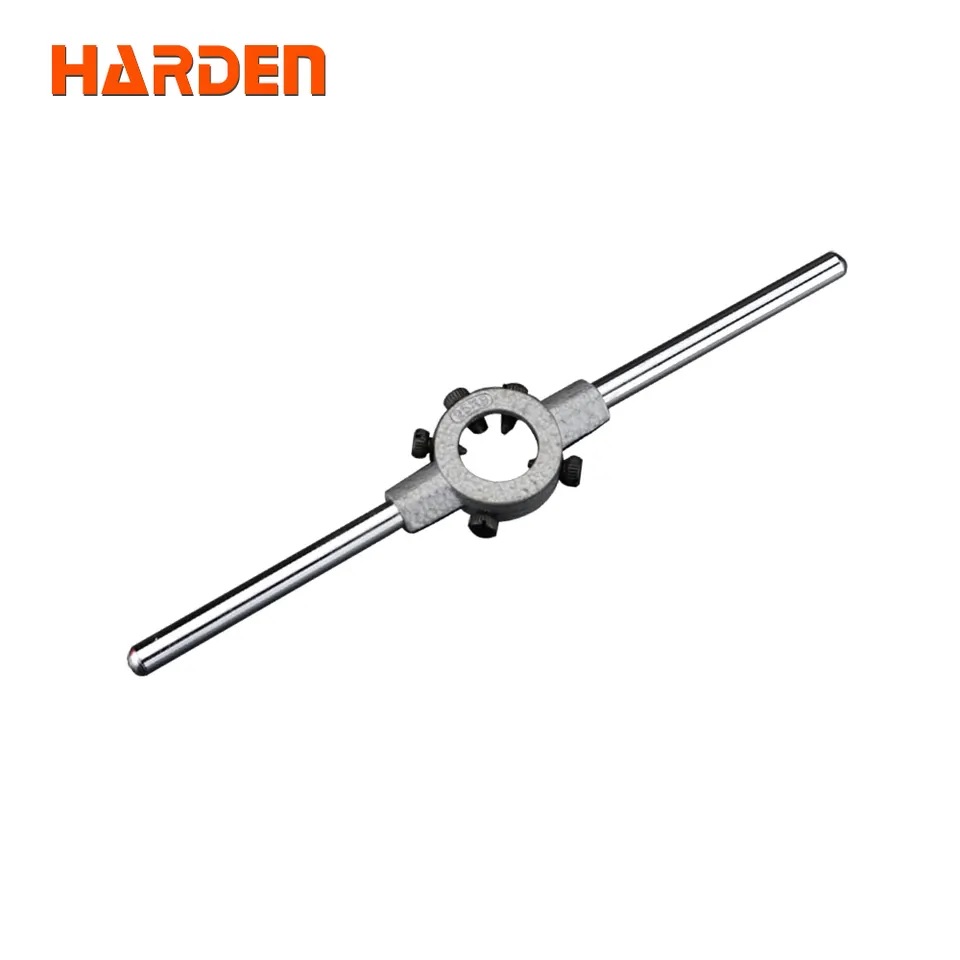 HARDEN 25mm Die Handle, Die Holder, 25mm (M3-12), Professional Zinc Alloy Steel; 610433