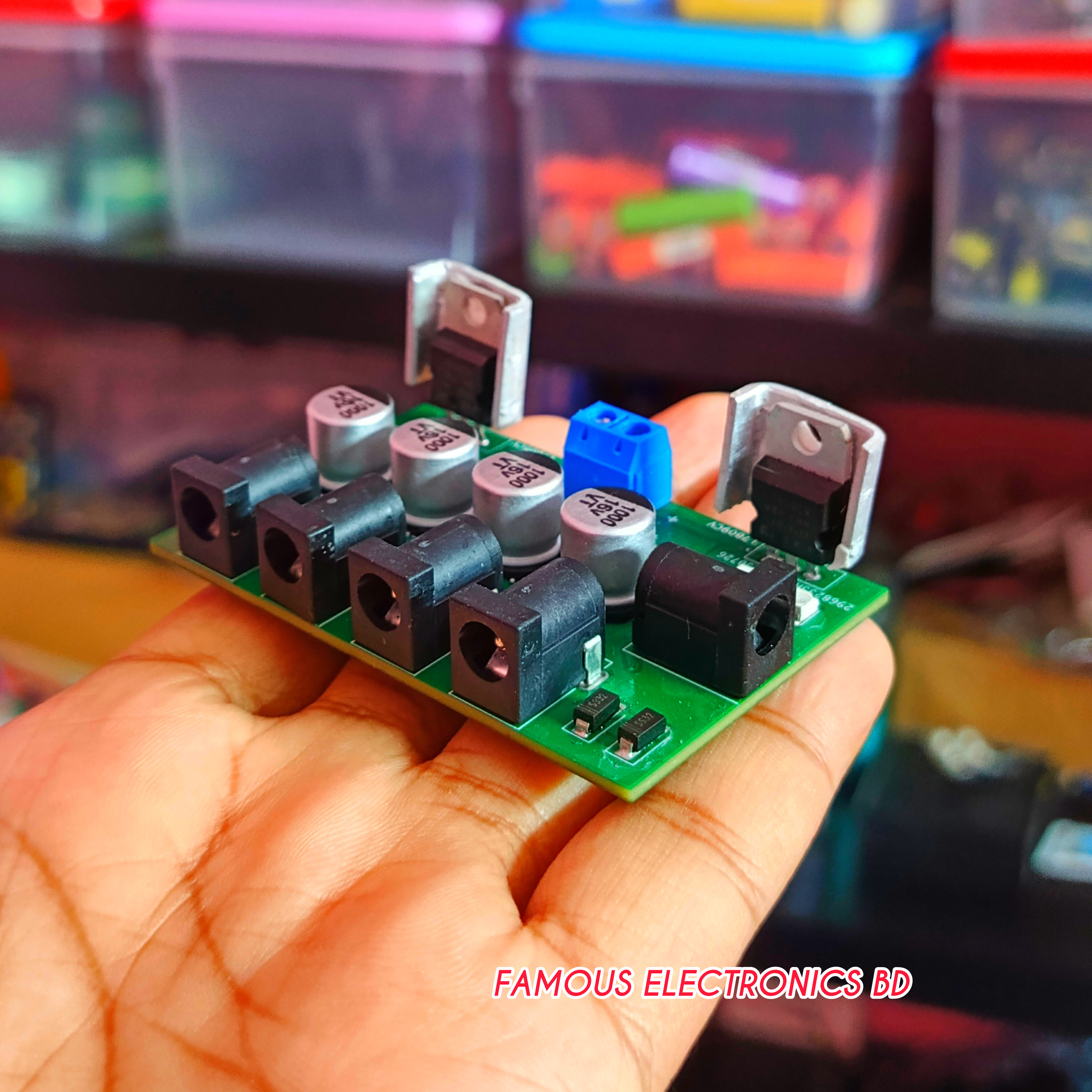 Mini UPS Circuit 12v 12v 9v 5v New Version For Router Onu CCTV Backup_img_4