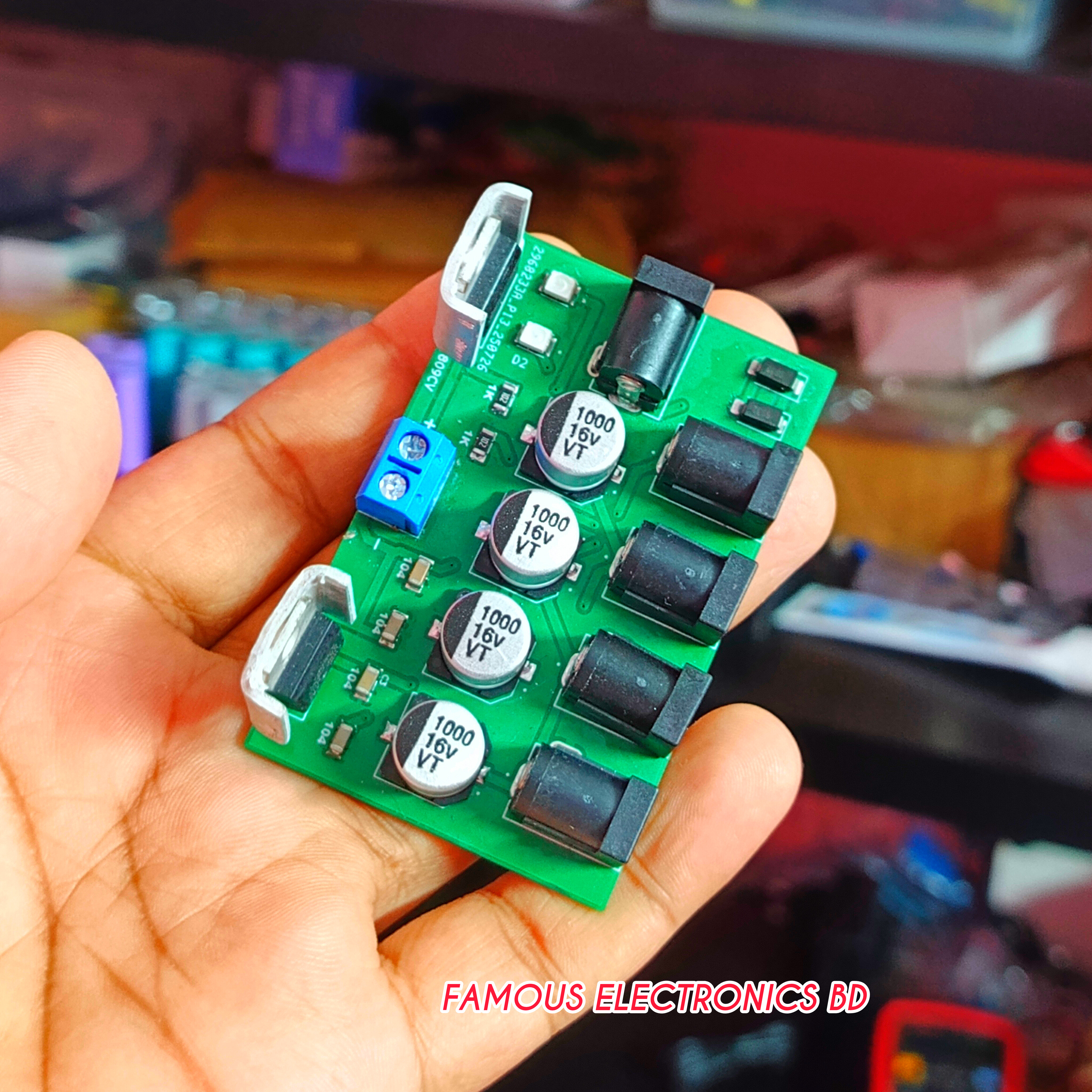 Mini UPS Circuit 12v 12v 9v 5v New Version For Router Onu CCTV Backup_img_5