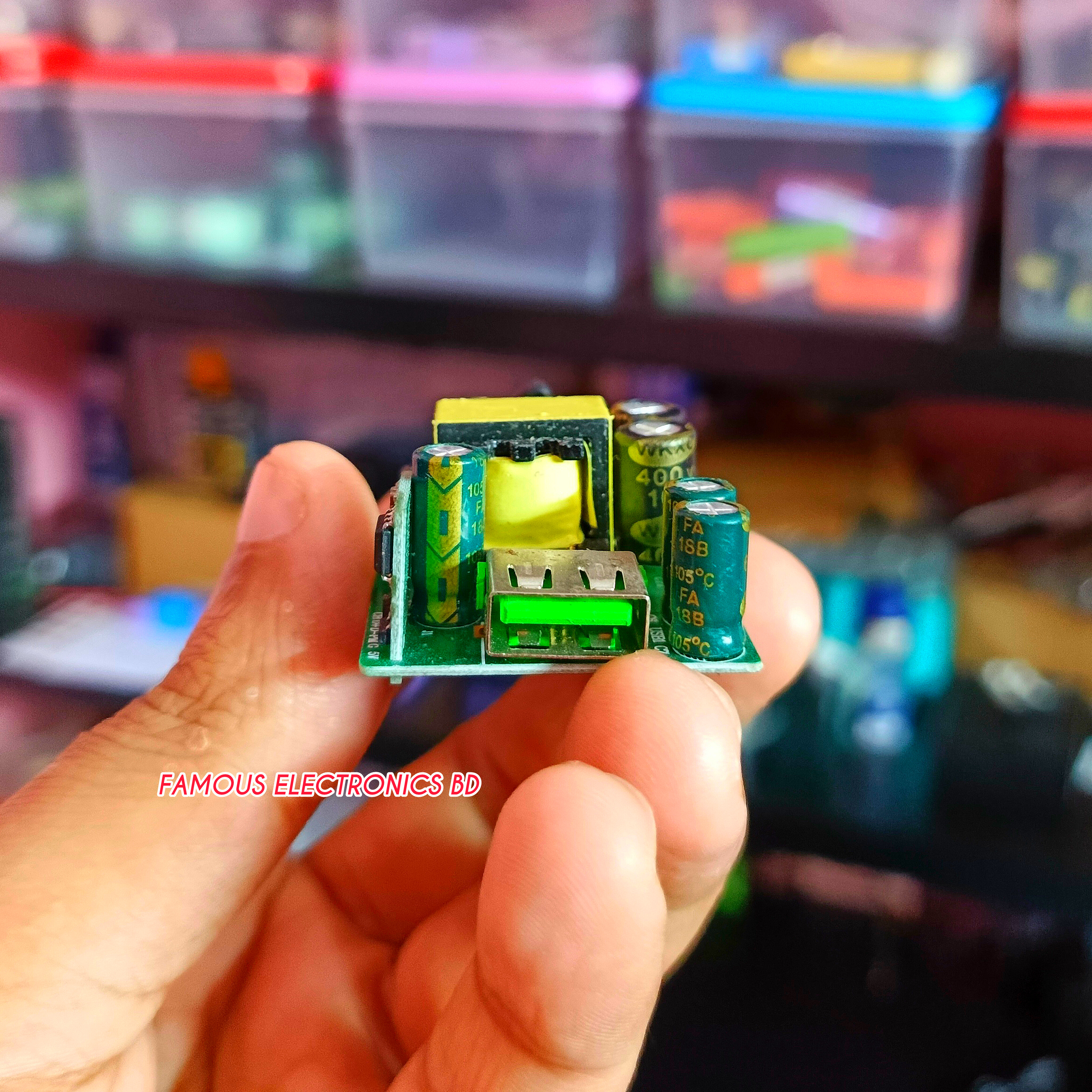 220V to 5V SMPS Power Supply Module | USB Output | Mobile Charger Circuit | Compact AC-DC Converter_img_3