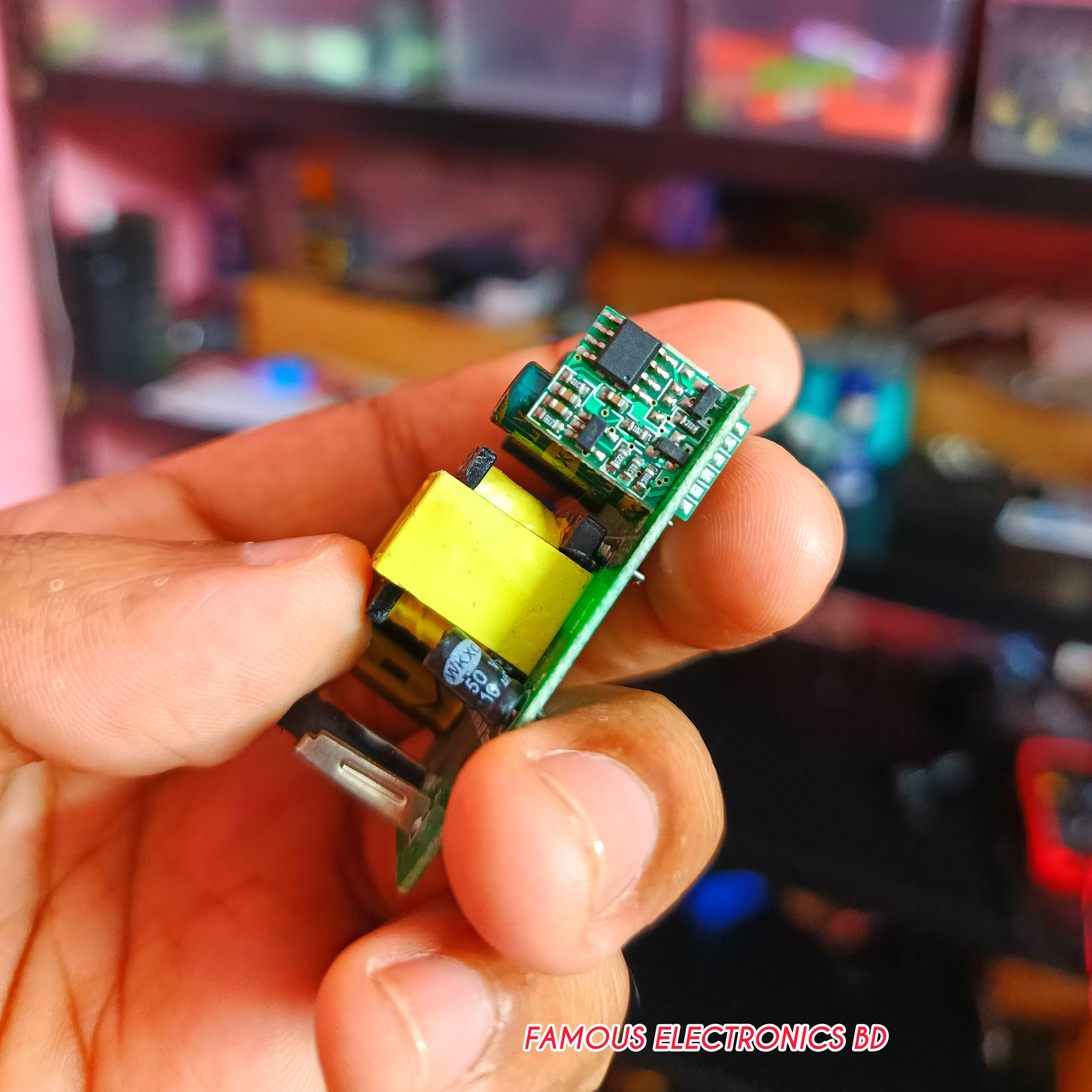 220V to 5V SMPS Power Supply Module | USB Output | Mobile Charger Circuit | Compact AC-DC Converter_img_2