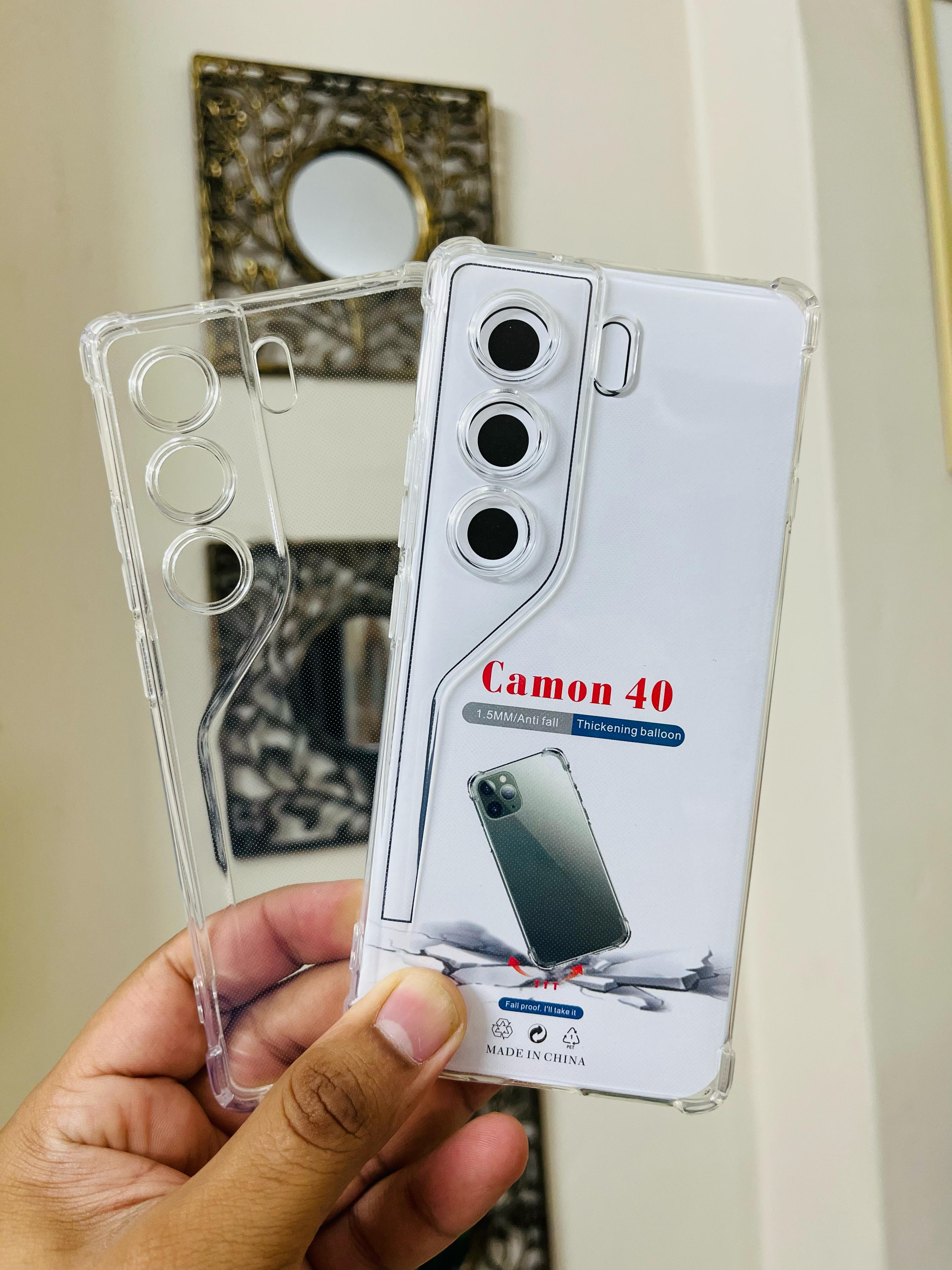 Tecno Camon 40 / Tecno Camon 40 Pro Soft Transparent Water Color Pani Back Cover Tpu Case_img_6