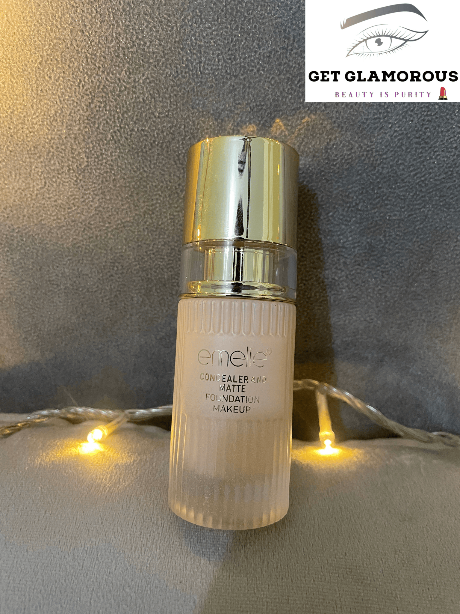 Emelie Cosmetics Concealer & Matte Foundation (2-in-1)