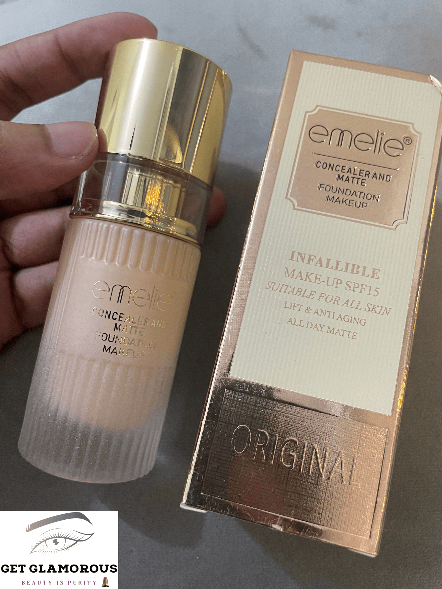 Emelie Cosmetics Concealer & Matte Foundation (2-in-1)_img_1