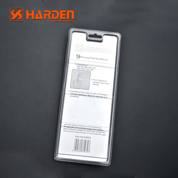 Harden 9 Pcs Extra Long Torx Key Wrench Set (PROFESSIONAL) Chrome Vanadium Long Torx Key 540607_img_3
