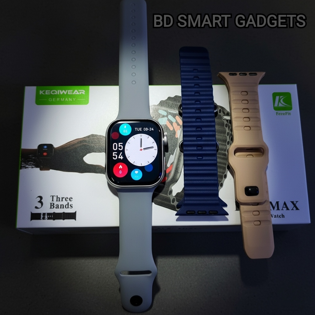 KW-2 MAX Smart Watch – 2.02″ HD AMOLED Display, Bluetooth Calling & 3 Straps | Best Value in Bangladesh_img_4