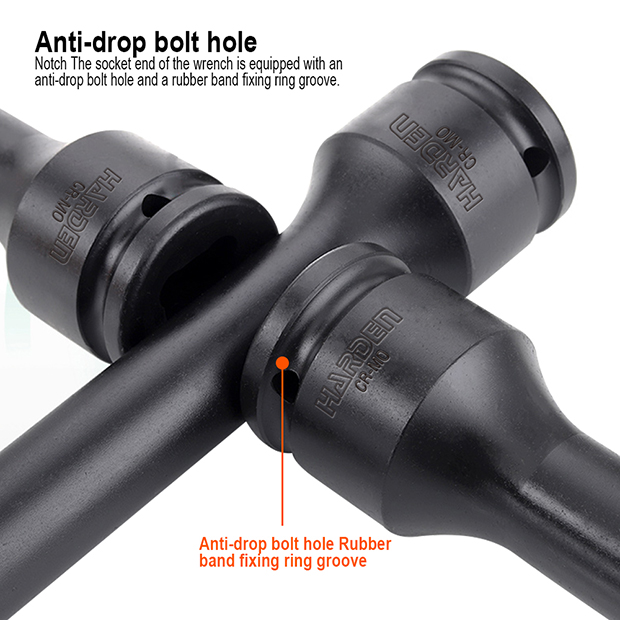 HARDEN 1/2" Impact Extension Bar ( 125mm | 250mm ); 536592 | 536593_img_6