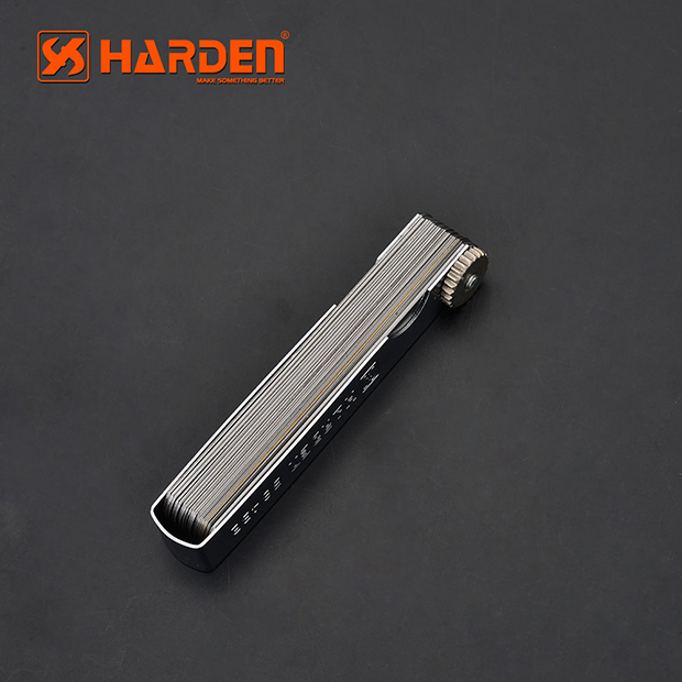 HARDEN 32pcs Feeler Gauge,  65Mn Blade, Professional Metal Feeler Gauge Set; 580432_img_2