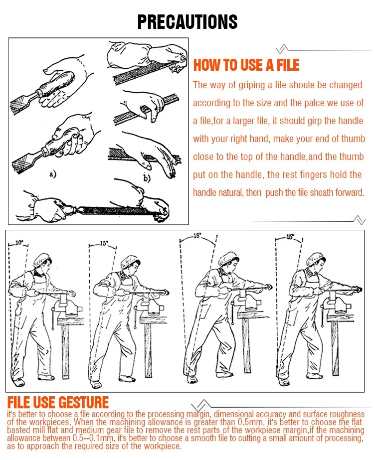 HARDEN Flat Bastard File ( 6" | 8" | 10" | 12" ), Professional Flat Bastard Mill File With Soft Handle; 610632 | 610633 | 610634 | 610635_img_1