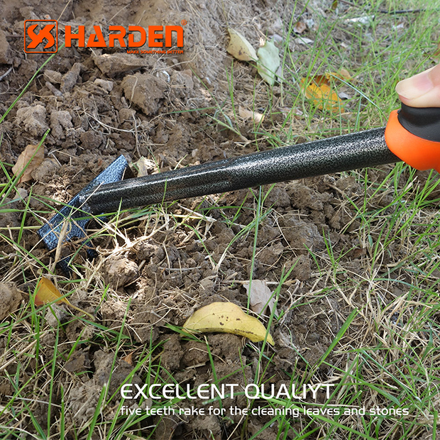 HARDEN Garden Trowel with 5 Teeth (Rake) 350x87mm; 632603_img_2