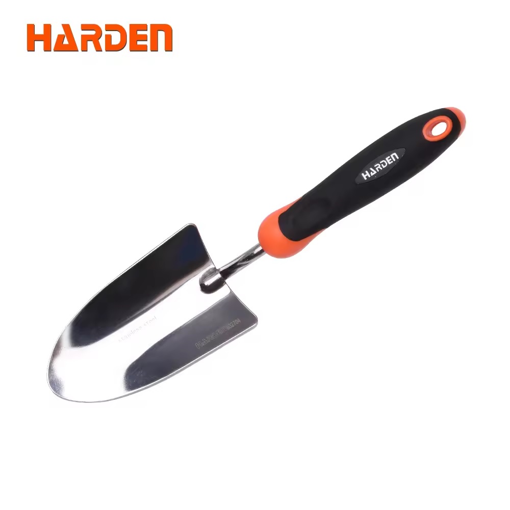 HARDEN Garden Spade Stainless steel, 320x180mm, hand garden small shovel farm agricultural tools spade garden trowel; 632702