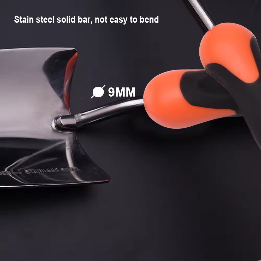 HARDEN Garden Spade Stainless steel, 320x180mm, hand garden small shovel farm agricultural tools spade garden trowel; 632702_img_4