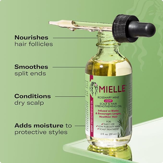 Mielle Organics Rosemary & Mint Light Hair Oil 59 ml - Made in USA_img_6