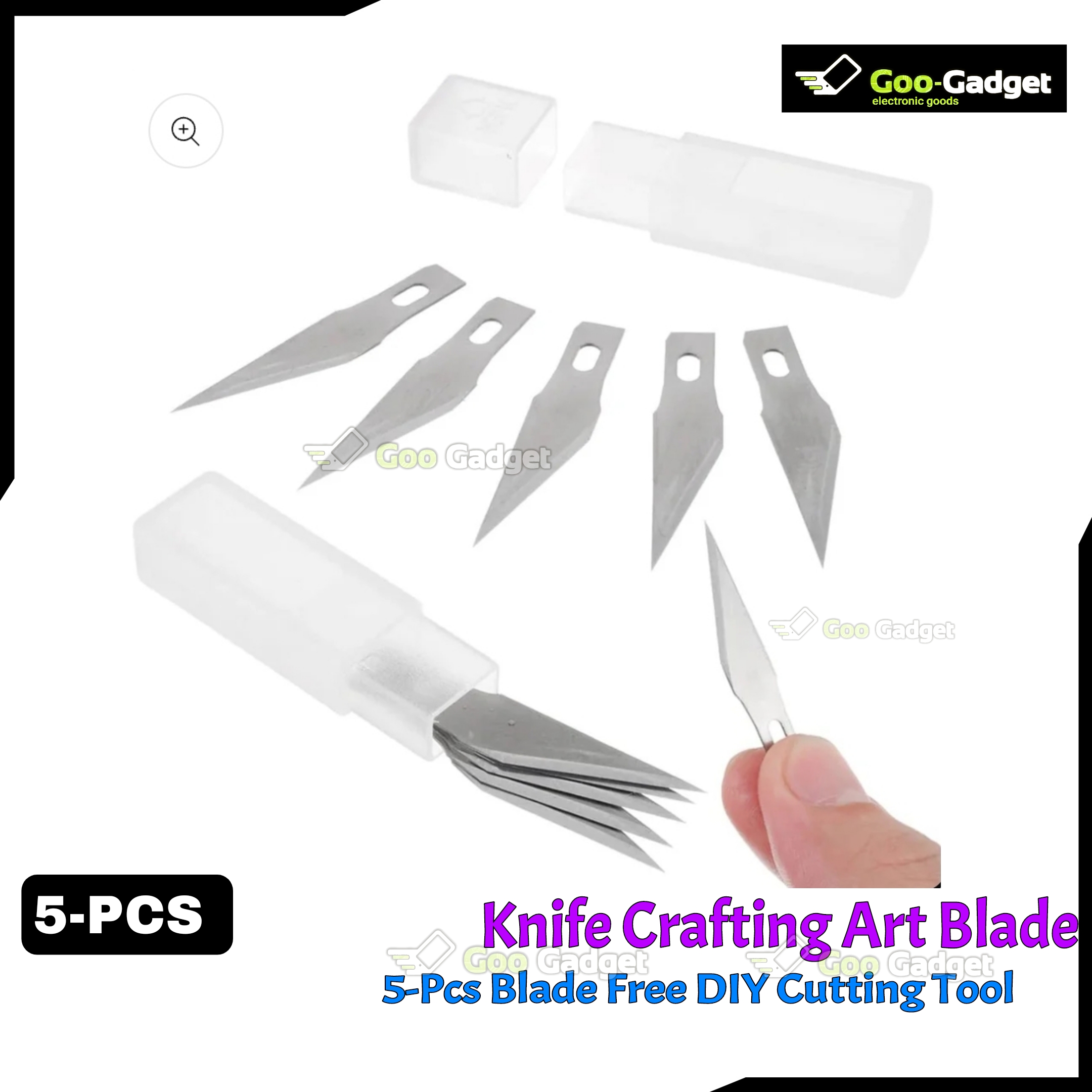 Crafting Art Pen Precision Knife with Interchangeable Sharp 5/10 Blades | DIY Cutting Tool_img_1
