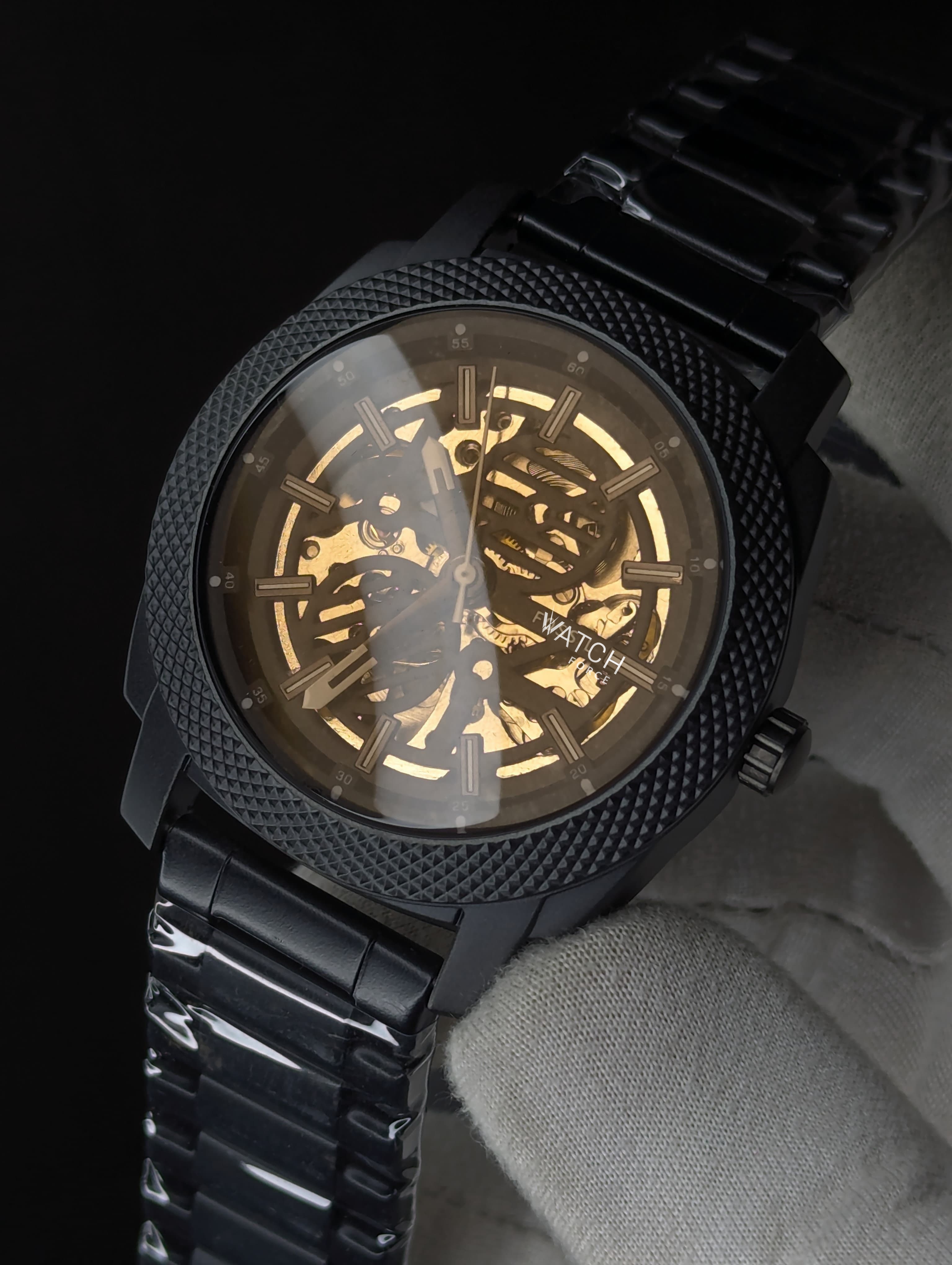 Fossil Matte Black Mechanical Watch