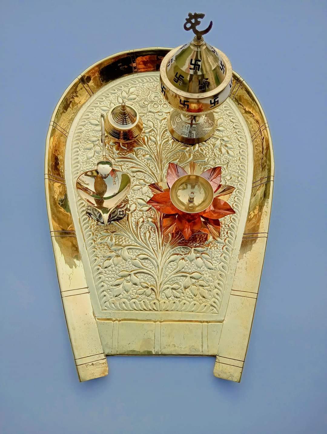 পিতলের বরণডালা সেট - Image 1