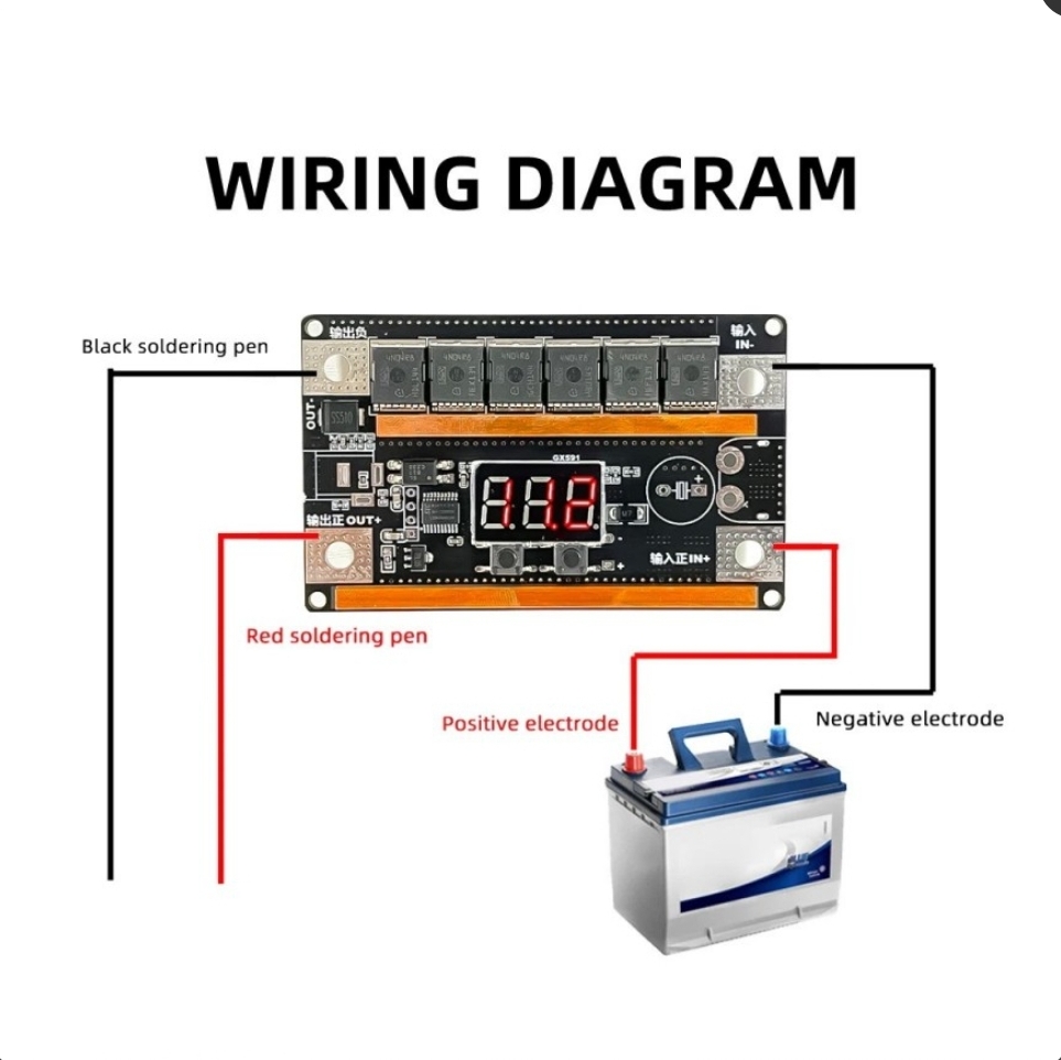 12V 99-Speed Spot Welder DIY Kit | Portable Handheld Mini Battery Spot Welder | Control Board with Case for 18650 Lithium Battery Pack_img_1