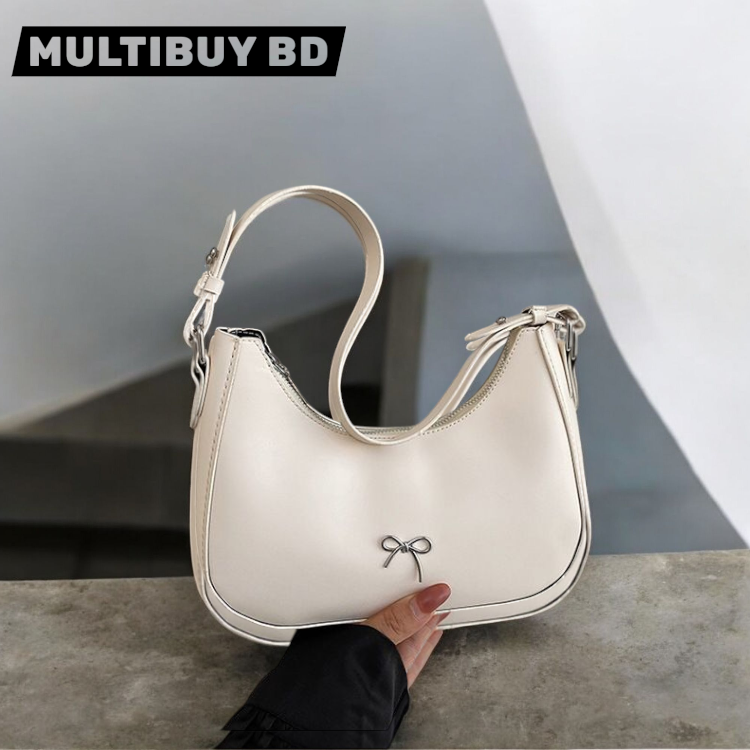 White Color Small Shoulder Bag
