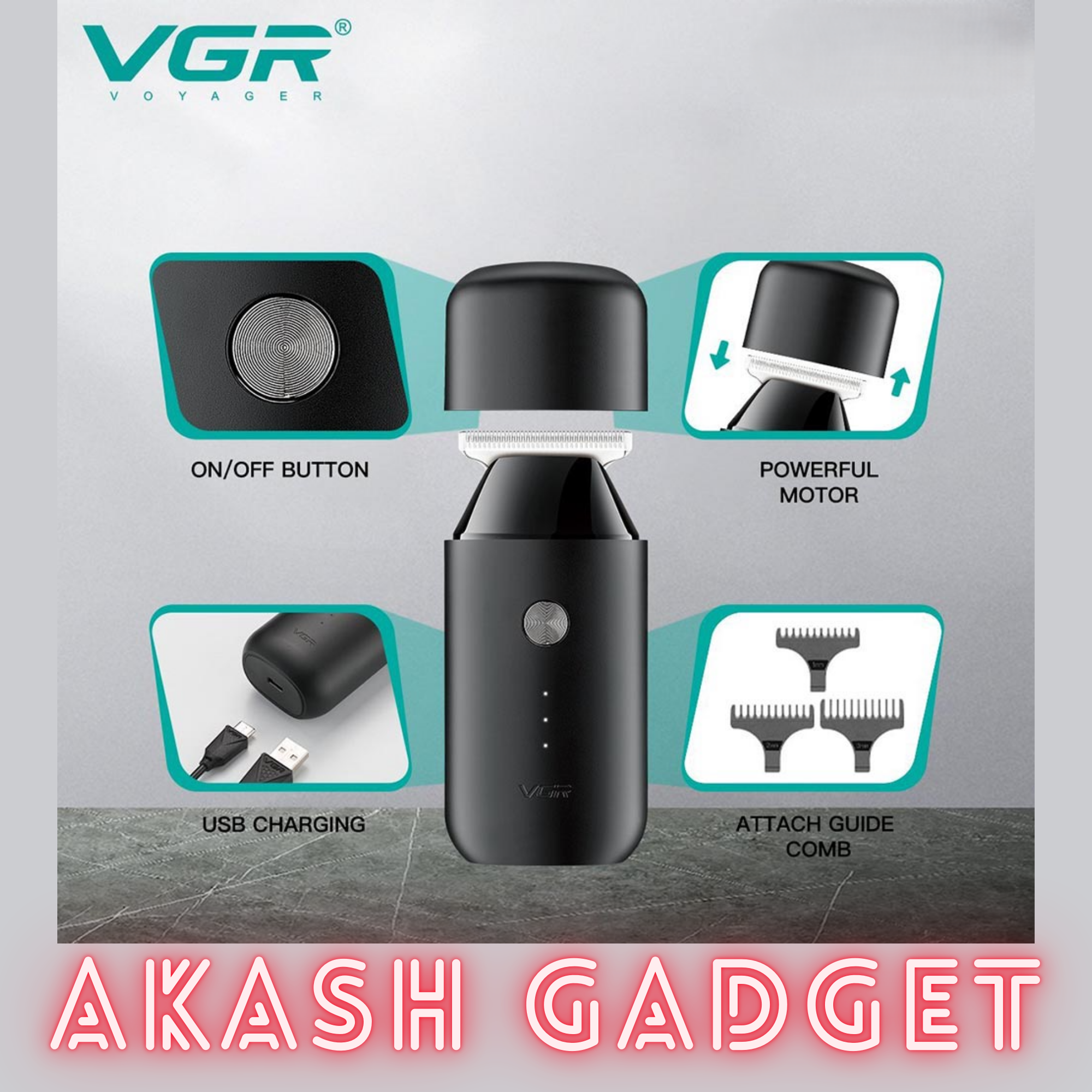 VGR V-932 Portable Pocket Trimmer for Men_img_9