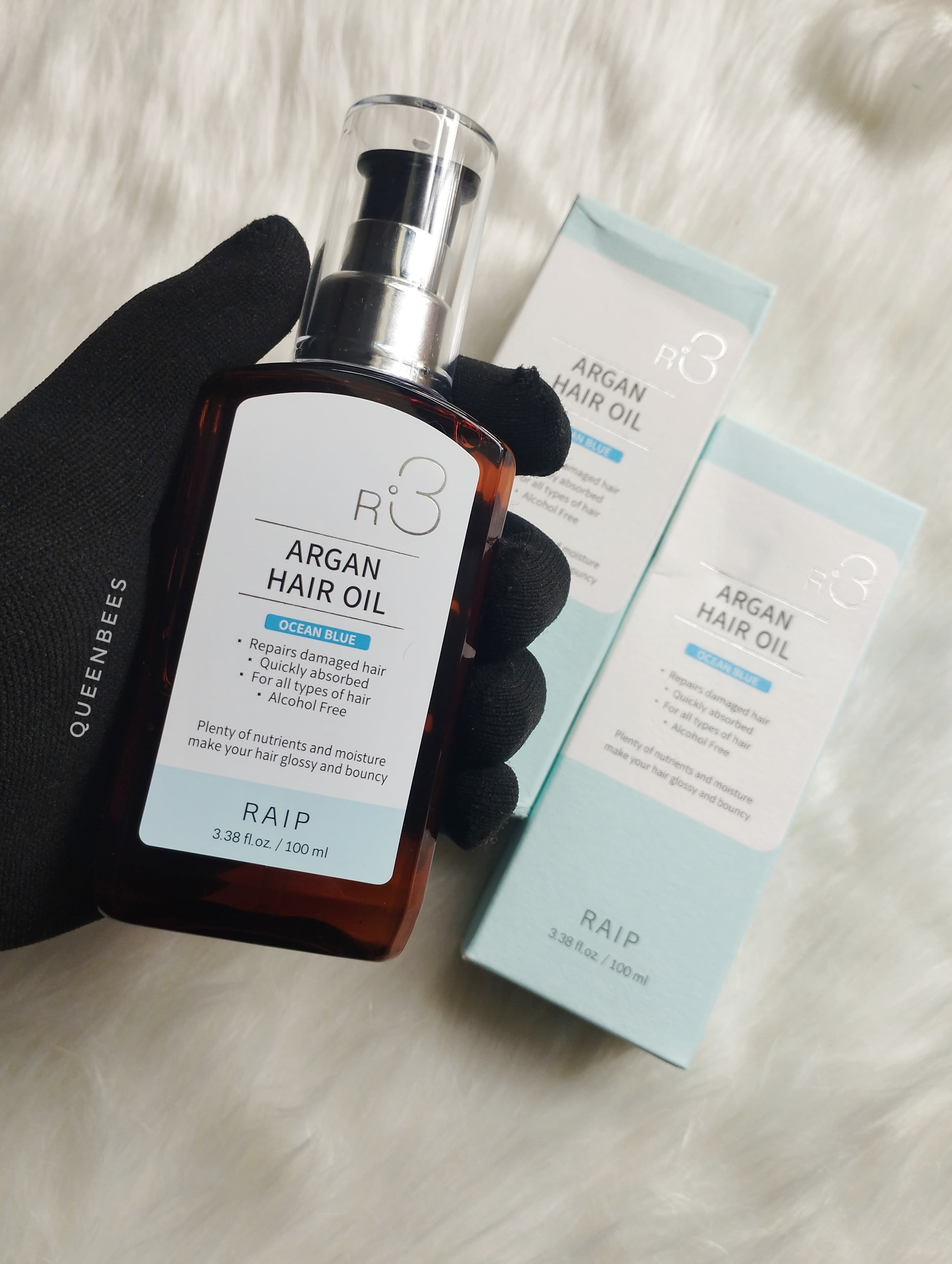 Raip Argan Hair Oil(ocean blue)