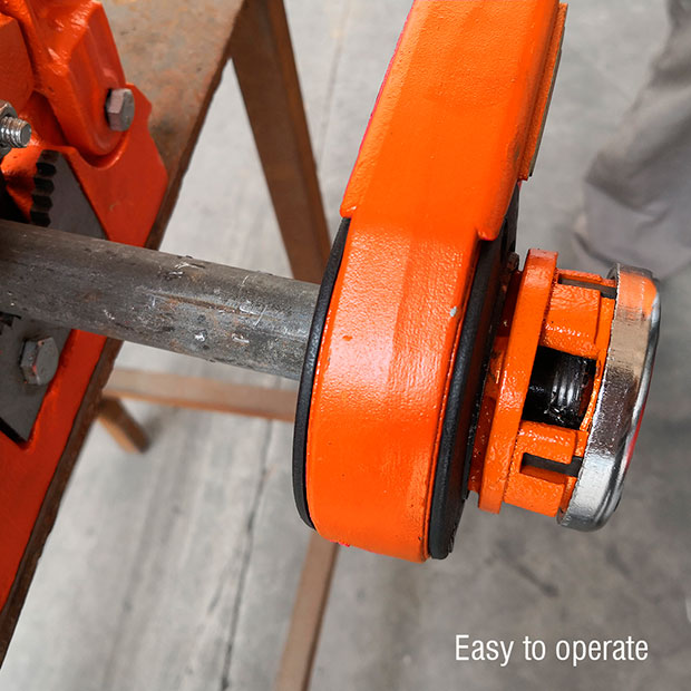 Harden 9Pcs Pipe Threading Set Manual Pipes Threading Tool with Plastic Box 600871_img_3