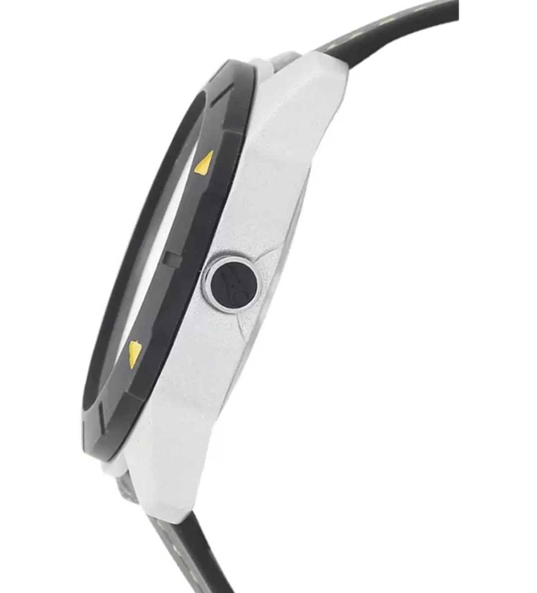 Fastrack 3015AL02 Gents Belt Watch- Grey Dial- Black+Silver Bezel- Black Belt- TF Code FT783BM_img_3