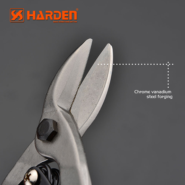 Harden 10" Aviation Snips Right Head ( Professional & Industrial ) Cr-V Right Aviation Tin Snip 570102_img_3